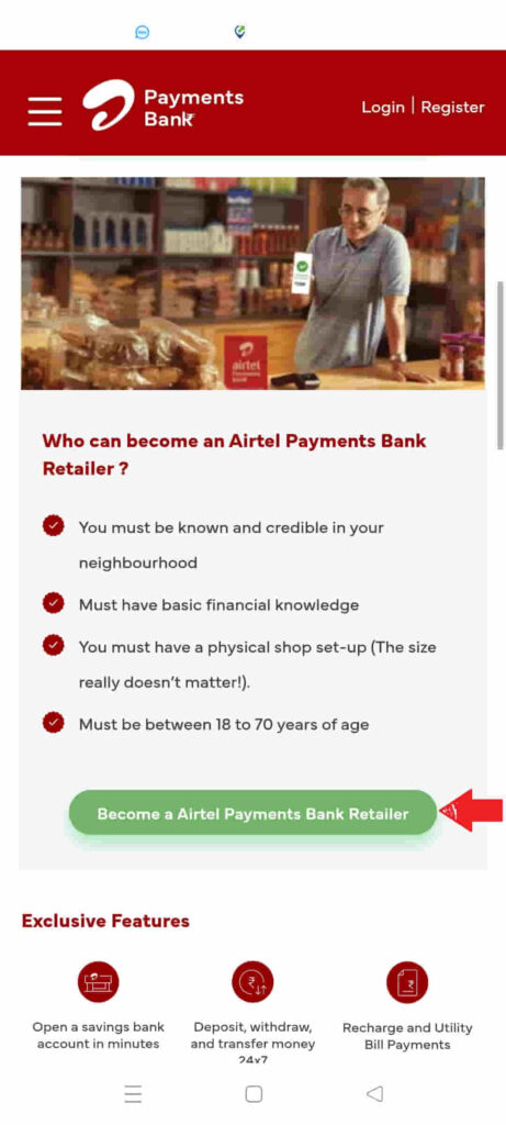 Airtel Payments Bank BC Agent Registration